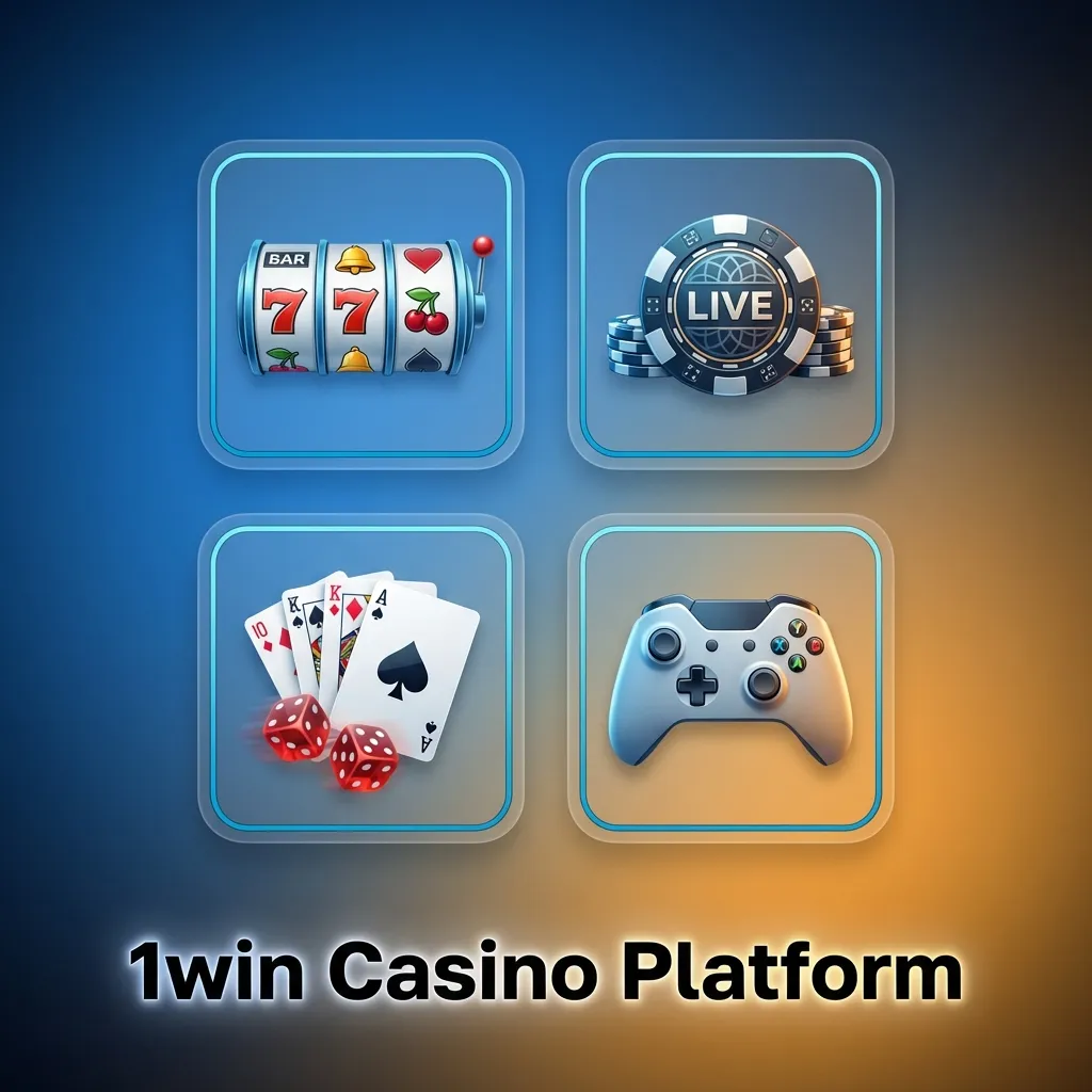 1win Casino platform interface displaying thousands of slot and table games from top software providers