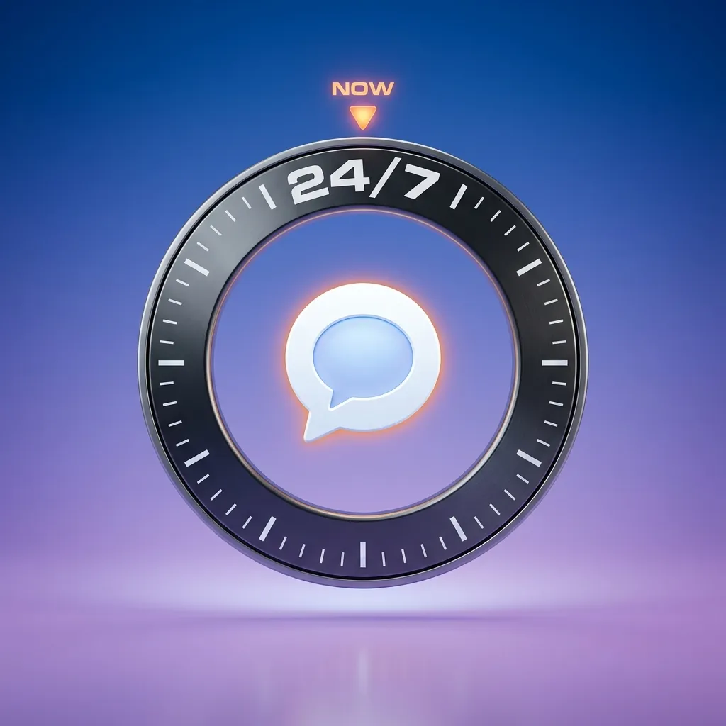 Customer service representative assisting user through live chat interface on computer screen