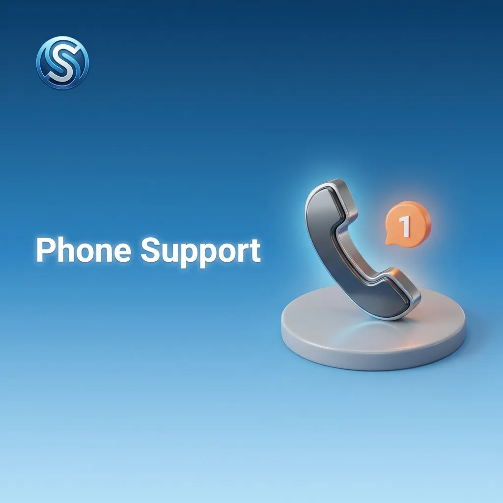 Customer service representative with headset providing phone support for account issues and urgent assistance