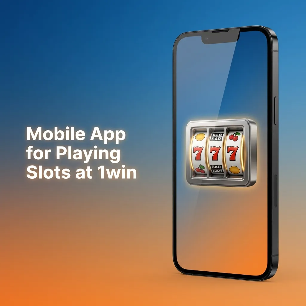 1win mobile app interface showing slot game library with search filters and game thumbnails on smartphone screen